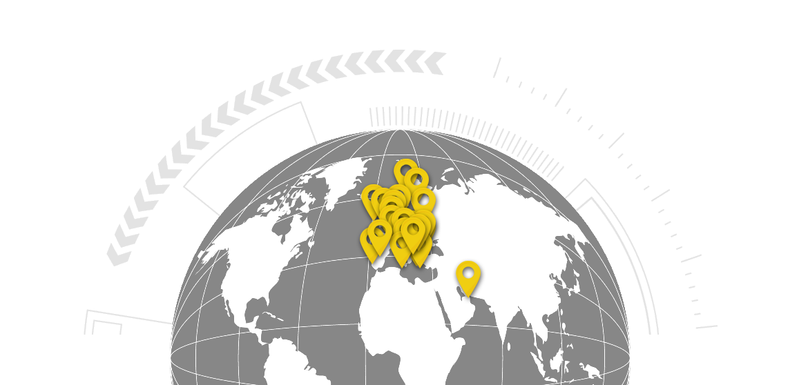 Infografica "dove venditamo" / infographic export countries