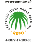 logo certificazione RSPO n°408771710000